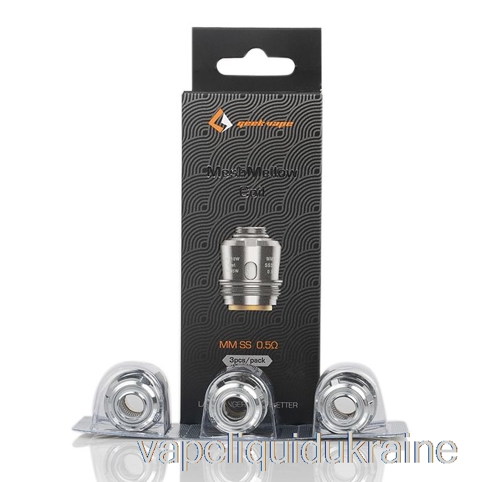 Vape Liquid Ukraine Geek Vape MeshMellow MM Replacement Coils 0.5ohm MM SS MeshMellow Coils